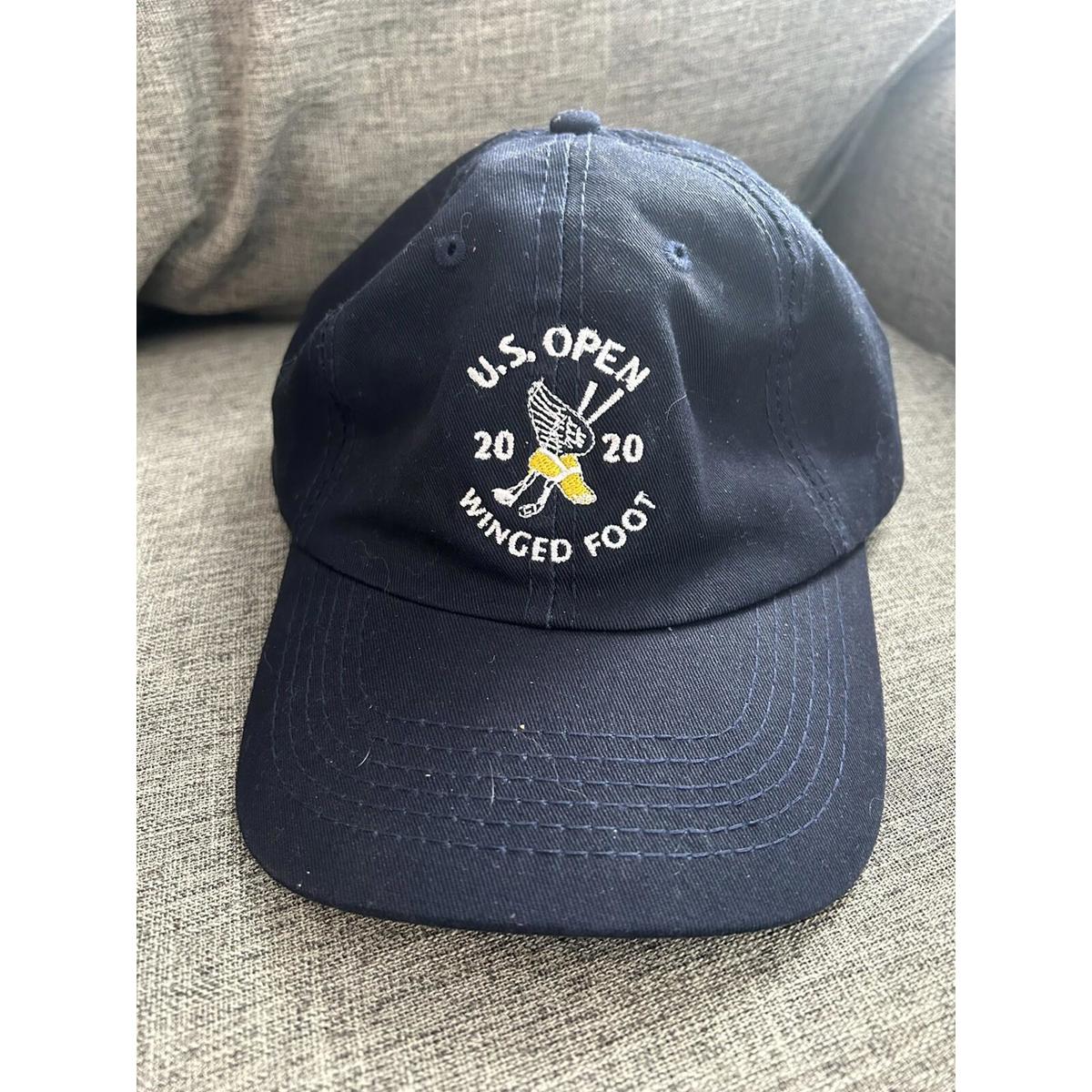 2020 Us Open Hat Winged Foot Cap Blue Adjustable Pga Tour Usga Golf